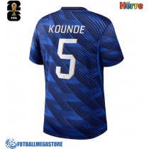 Fotballdrakt Herre Frankrike Jules Kounde #5 Hjemmedrakt VM 2026 Kortermet